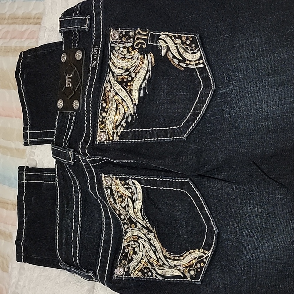 Miss Me Women's Dark Blue Jeans - Picture 3 of 10